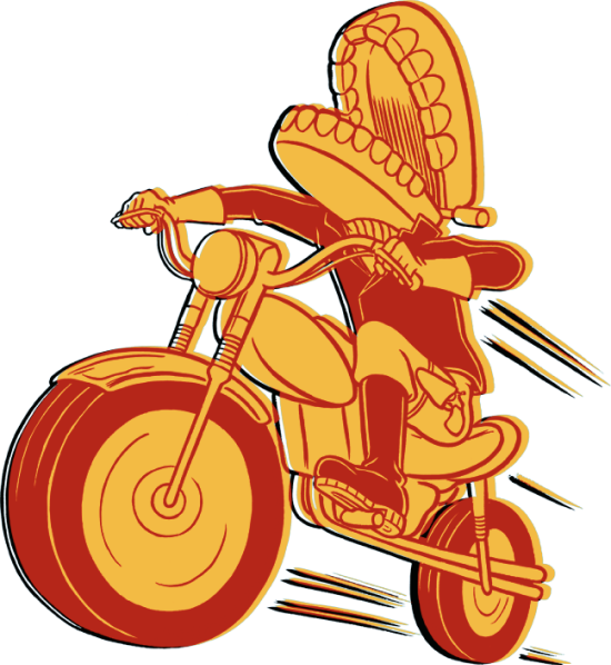 CBB Logo - teeth on a motorcycle